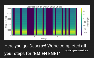 Finding the pattern for MERS code /binary code within the frequency.