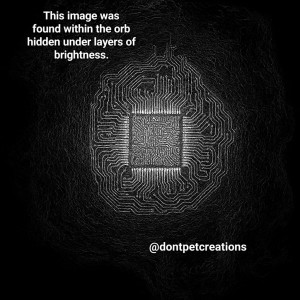The image found within the orb. Using Edge detection.