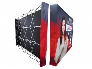 TENSION FABRIC STAND STRAIGHT