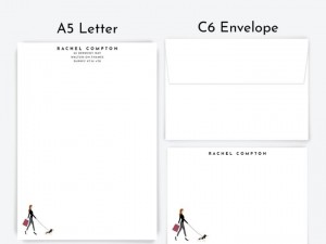 REFILL Personalised Letter Card Writing Stationery Gift Set