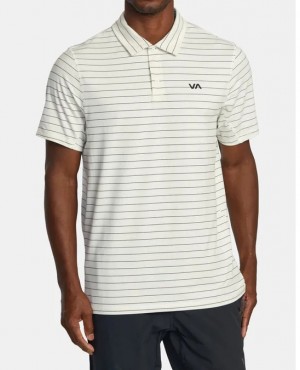 RVCA Mens Knit VA Sport Vent Technical Polo