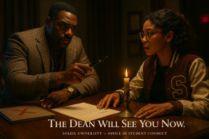 When the dean calls, you don’t say no. Plot Girls: The Midnight Pledge — Now streaming