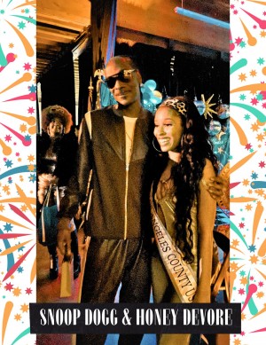 Snoop Dogg and HONEY DeVore (Candy Strother DeVore-Mitchell)