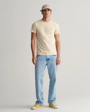 GANT HALF WHITE T.SHIRT