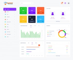 admin dashboard : call center dialer