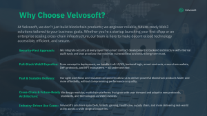 Meet Velvosoft — Your Trusted Web3 Partner for DeFi, NFTs, and Enterprise Blockchain Innovation