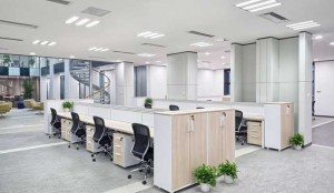 Commercial office space cleaning service