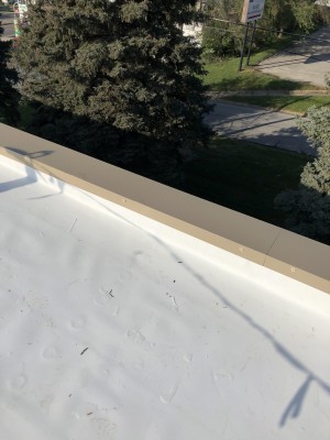 Commercial flat roof replacement