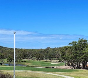 vertmax pigment on fairways at Toronto GC NSW Custom