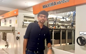 Dr. rohin anhal with Grandprints with fourth maxima die-cutter