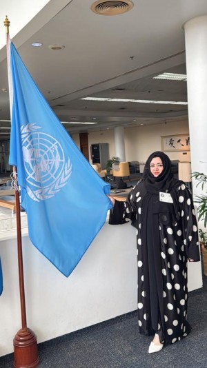 Proud moment receiving global recognition for community work.