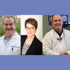 (L to R) Dr. Charles Tozzer, Dr. Dana Blalock, and Dr. Michael Murray