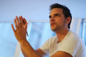 Clayton Guiltner in rehearsal, Studio on White, New York