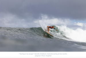 Danielle Zirkelbach Redefining Pregnancy Surfing with Surfline.