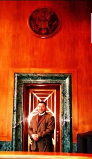 Jose Lino Felion Youth Alternatives Executive @ The white house for a domestic violence conference