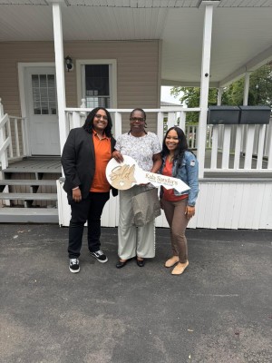 Left(Jean Michel) Center(Ms.Brown) Right(Kala Sanders-Agent)