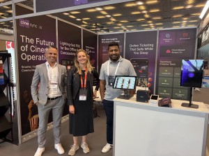 CINEsync team at CineEurope 2025
