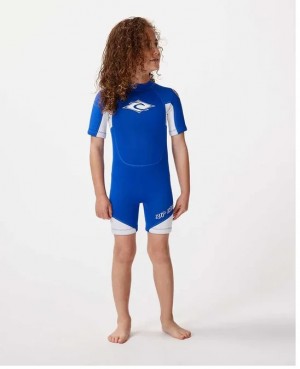 Rip Curl Kids Wetsuits Groms Omega Back Zip Springsuit