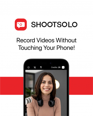 New App “Shootsolo” Lets Solo Content Creators Film Hands-Free with Voice Control & AI