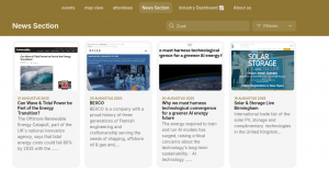 Graph of events and their distribution