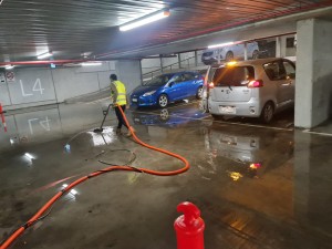 Flood restoration team