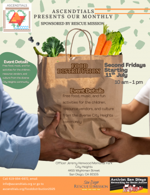 July 2025 Food Distribution Flyers Alt