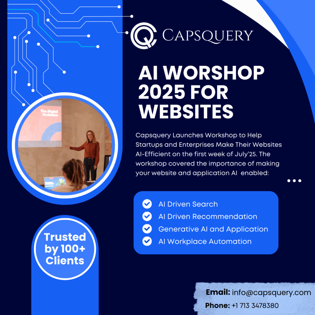 Custom Web Development Company: Capsquery Announces AI Integration ...