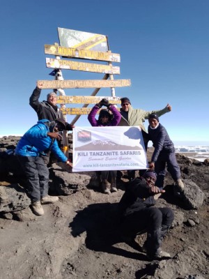 Kili climb summit