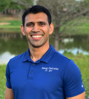 Sameep Contractor, PT, DPT, CFT, SSN, a Physical Therapist with Karma Rehab Mobile Physical Therapy & Wellness