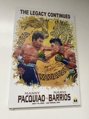 Lorie Deoleo Visits Manny Pacquiao’s Training Camp in Los Angeles as June Aquino Presents a Masterpiece Tribute