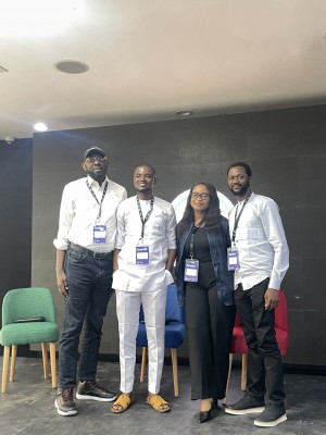 L R Ayoola Ogunyomi Israel Ogunseye Seun Longe and Vincent Anani