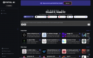 Fotol AI Landing page