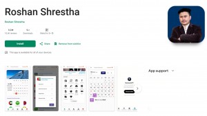 Roshan Shrestha App crossed 100K downloads and 10,500+ reviews in Nepal within 90 days.