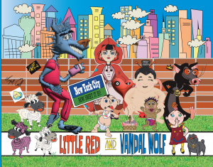 Little Red and Vandal Wolf Invite