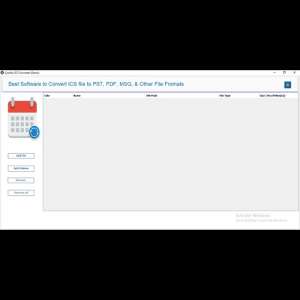 Launch the ICS File Converter
