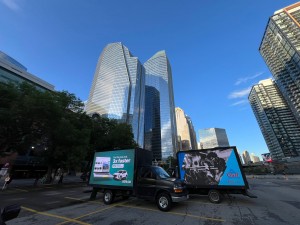 edealer cars.ca and coors media trucks campaign at calgary Stampede