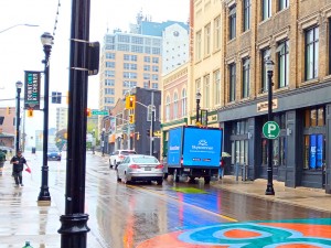 growmore skyscanner downtown kitchener mobile ditial led truck campaign