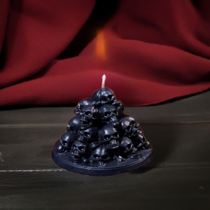 Skeleton Black Candles 4 1