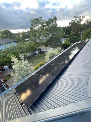 Solar panel installation in victroia