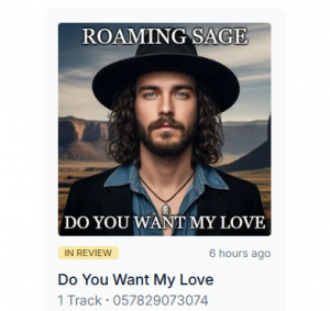 Do You Want My Love Album Cover Ad