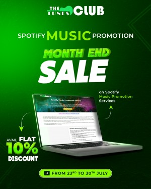 Month End Sale on Spotify Promotion Services