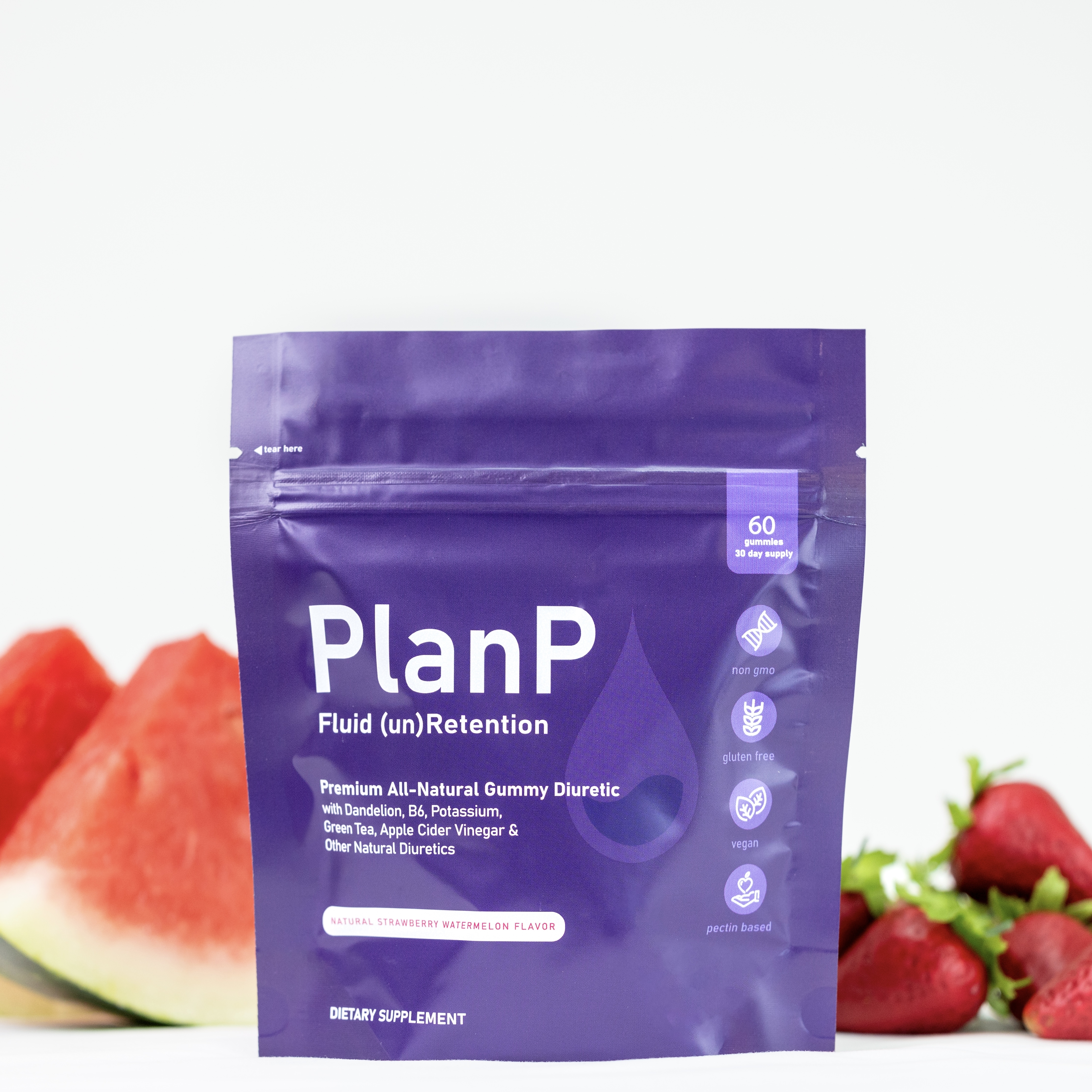 PlanP Premium All Natural Gummy Diuretic
