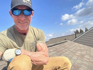 Jason James of 4H Roofing ensures quality on every roofing project.