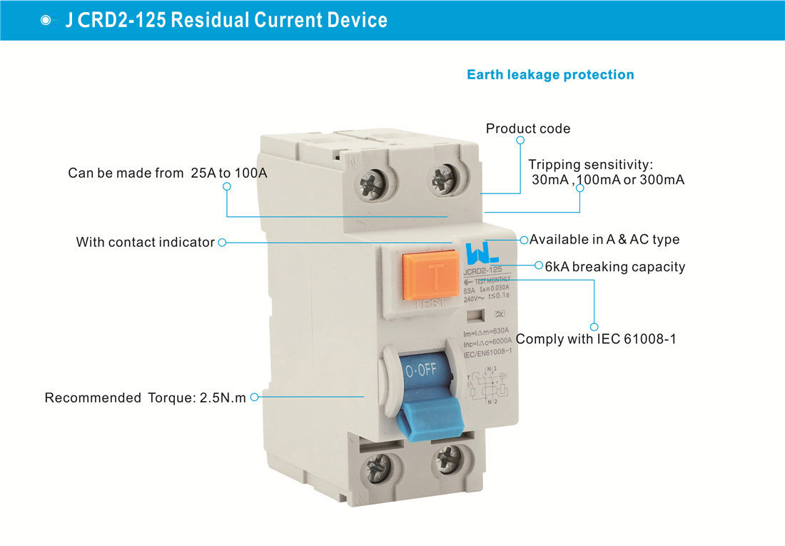 RCD Circuit Breaker RCD Circuit Breaker