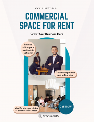 Grey and Neutral Modern Commercial Real Estate Flyer 1