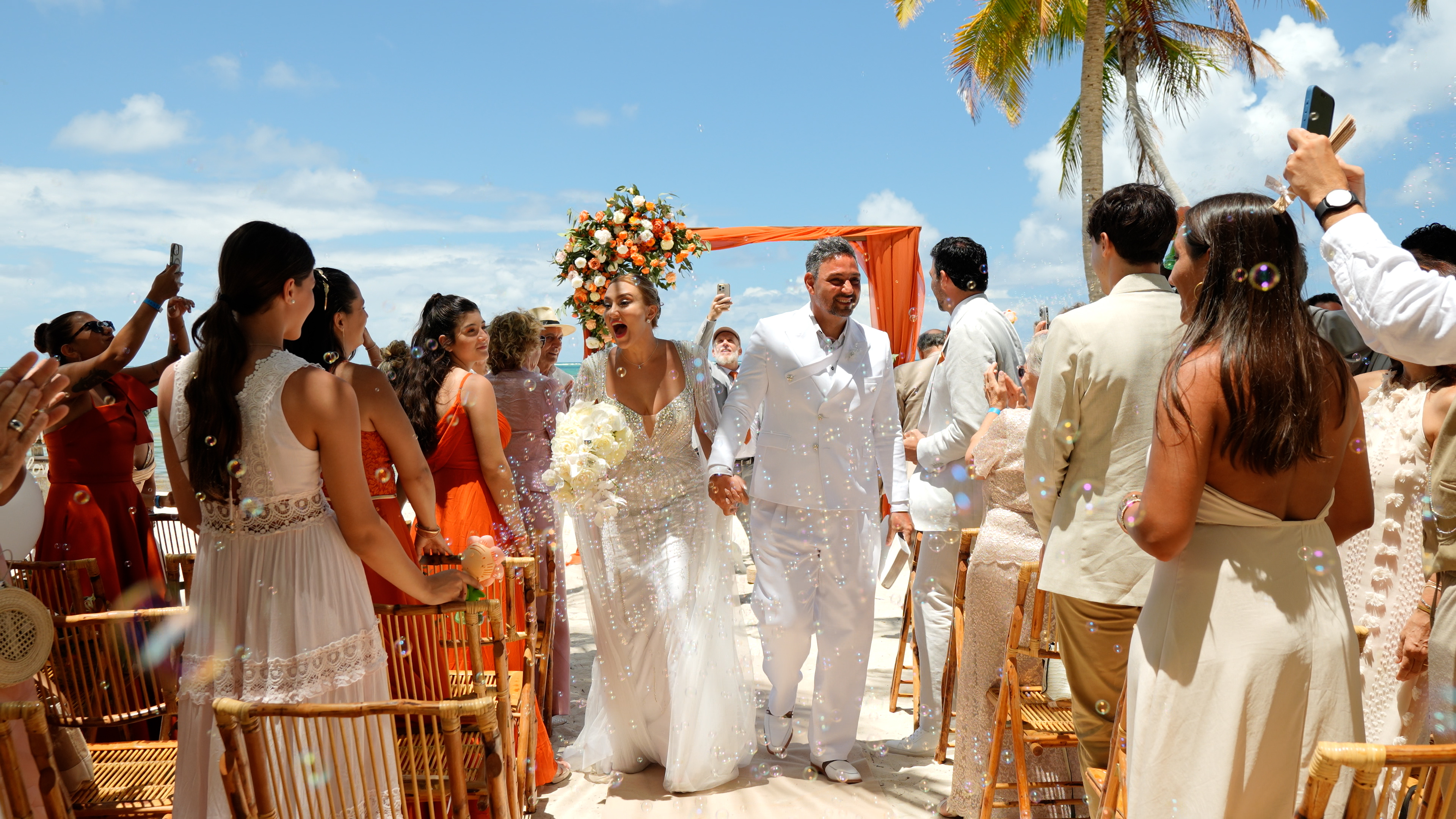 Real wedding moments beautifully documented by EMotion Wedding Films in the Dominican Republic