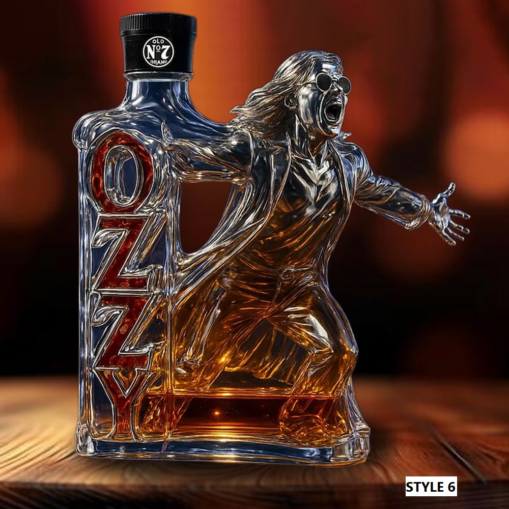 BEST Ozzy Osbourne Final Tour Whiskey Bottle BEST Ozzy Osbourne Final Tour Whiskey Bottle