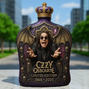 Ozzy Osbourne Crown Royal Whiskey Bottle