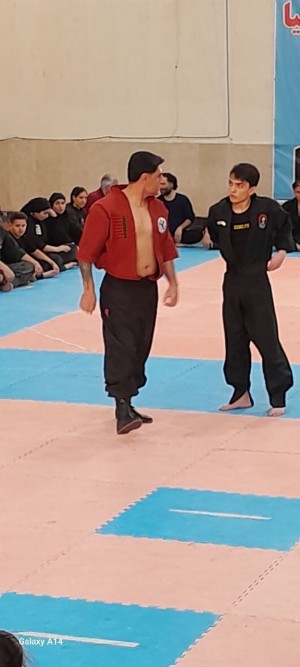 Sajad Abdi Toa with Kung Fu Master To