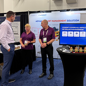 Cogent Booth Visitors at ACA International Convention